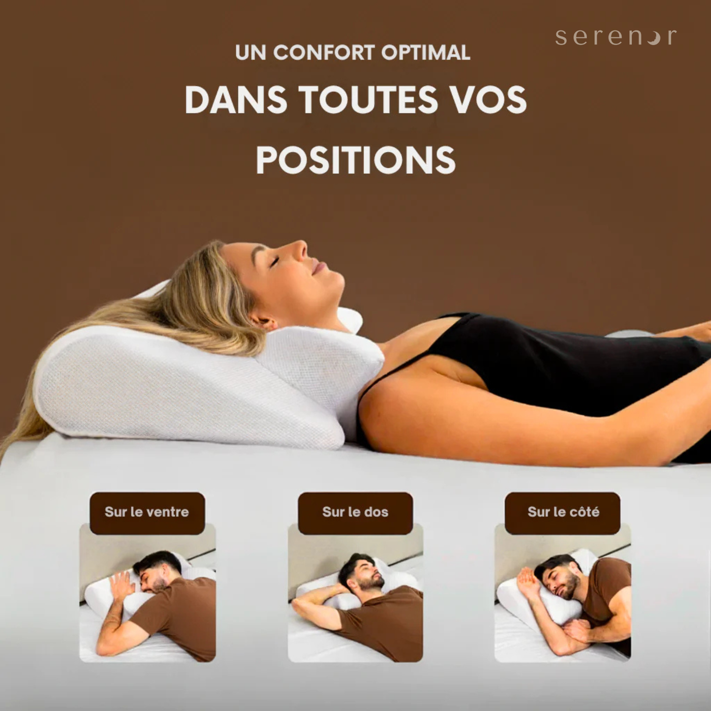 Oreiller Ergonomique Serenity