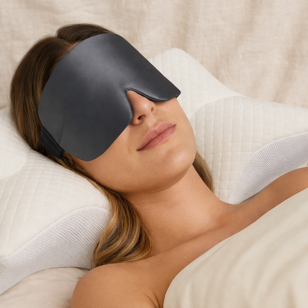 Masque de sommeil en soie